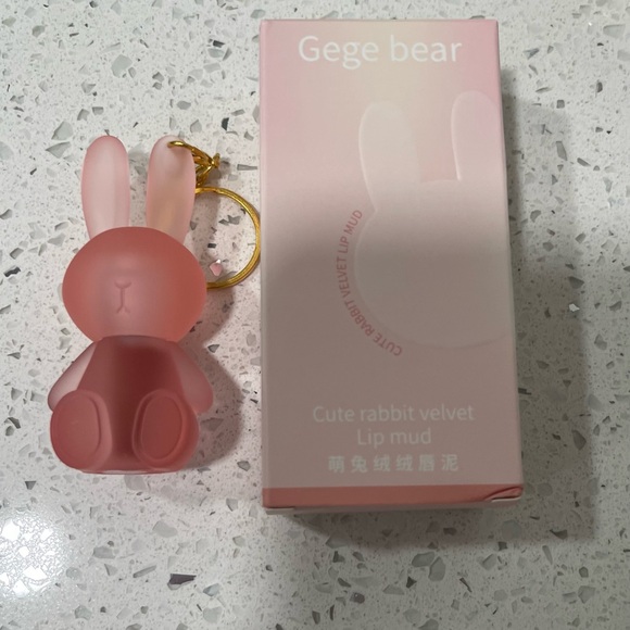 Gege bear cute bunny keychain lipstick matte in #1 - Picture 7 of 9